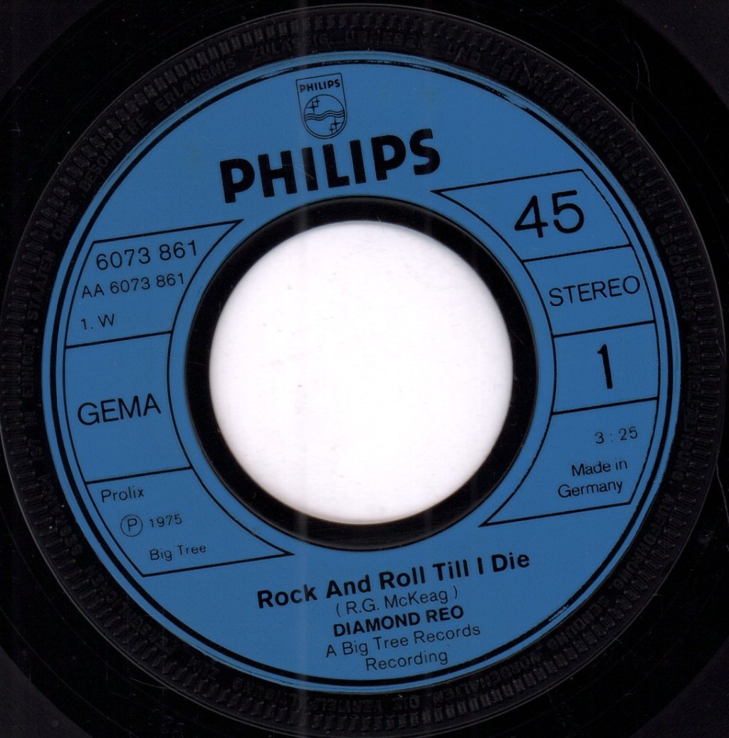 Diamond Reo - Rock And Roll Till I Die - 7 Inch