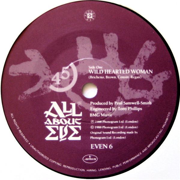 All About Eve - Wild Hearted Woman - 7 Inch
