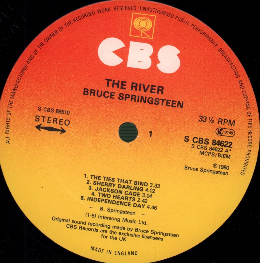 Bruce Springsteen - River - Double Lp