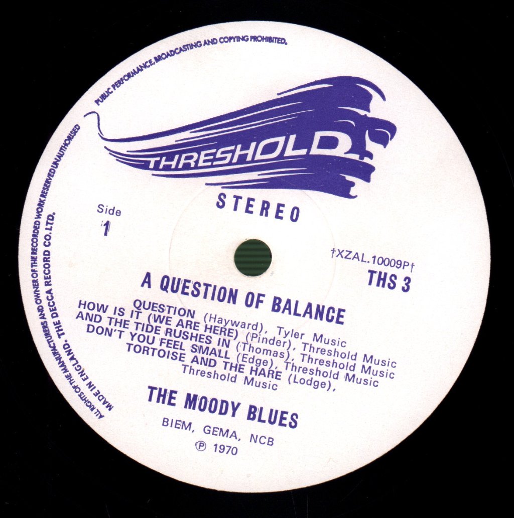 Moody Blues - A Question Of Balance - Lp