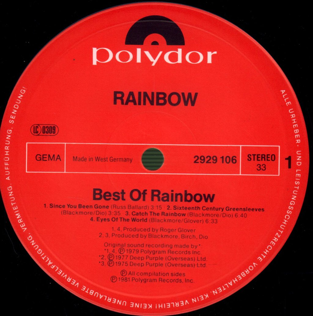 Rainbow - Best Of Rainbow - Double Lp
