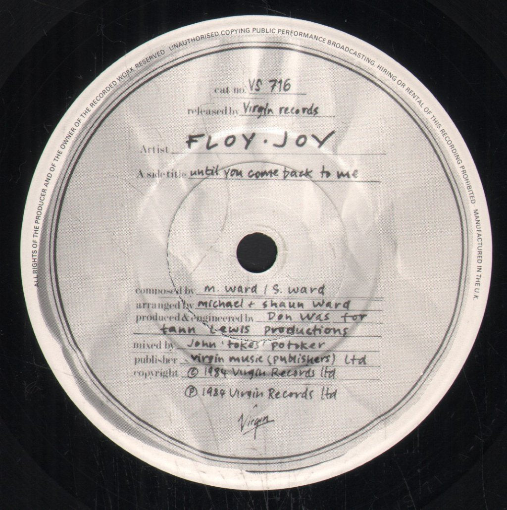 Floy Joy - Until You Come Back To Me - 7 Inch