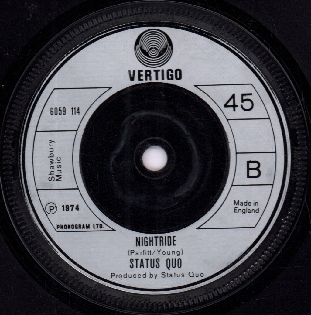 Status Quo - Down Down - 7 Inch