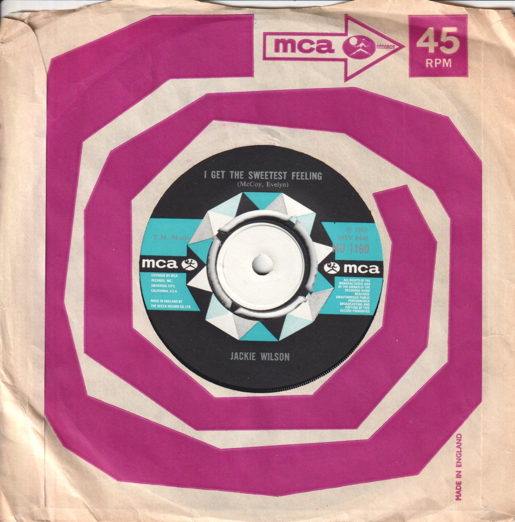 Jackie Wilson - I Get The Sweetest Feeling - 7 Inch