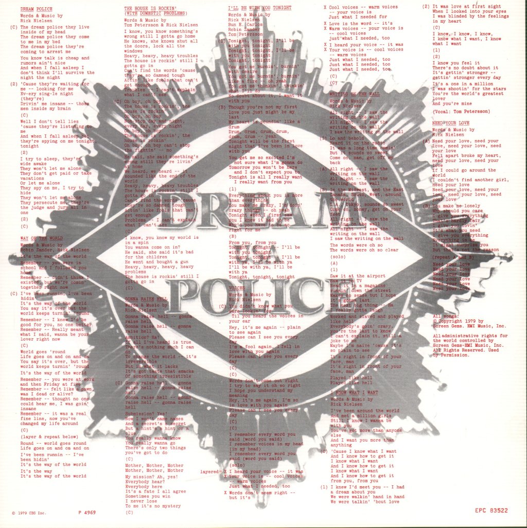 Cheap Trick - Dream Police - Lp