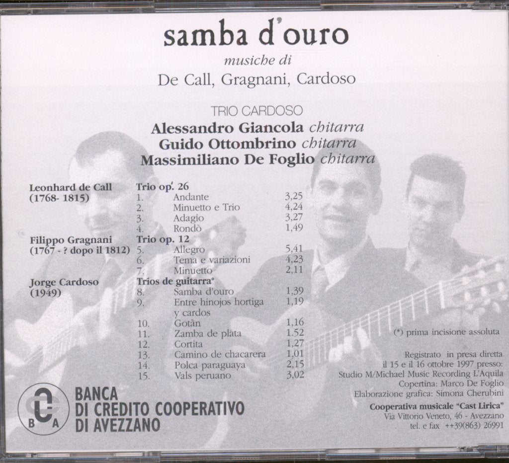 Trio Cardoso - Samba D'ouro - Cd