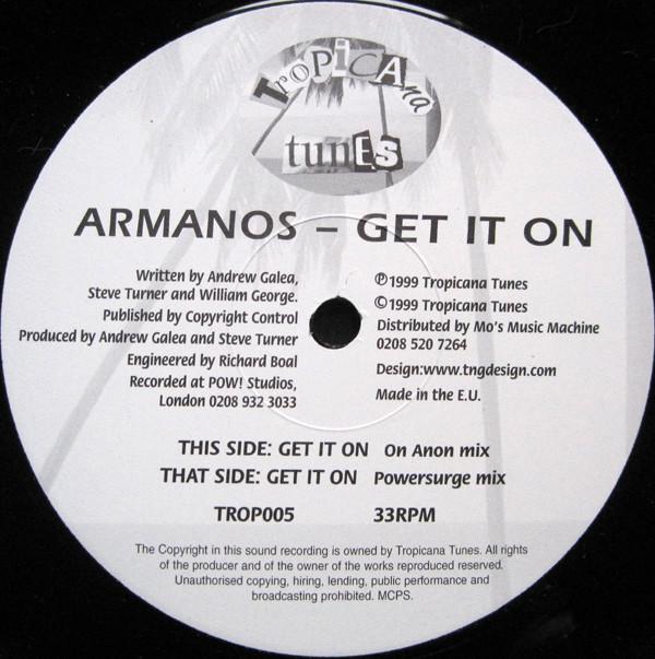 Armanos - Get It On - 12 Inch