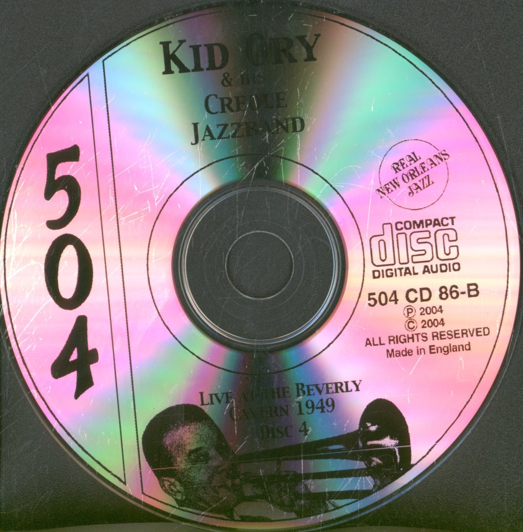 Kid Ory And His Creole Jazz Band - Live At The Beverly Cavern - 1949 Discs 3 & 4 - Double Cd