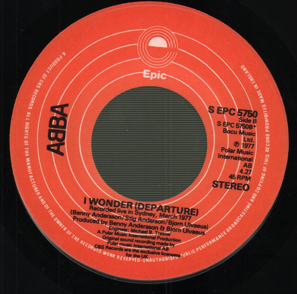 ABBA - Name Of The Game - 7 Inch