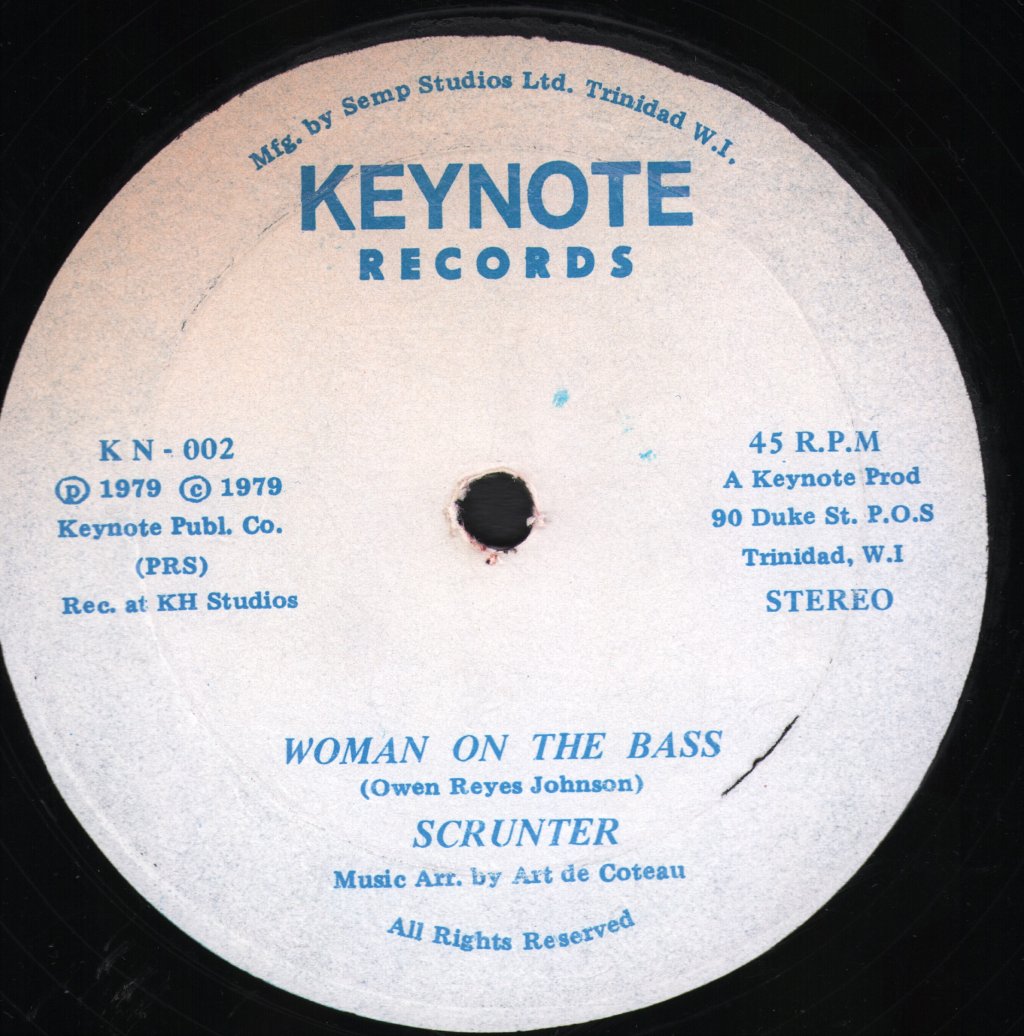 Mighty Scrunter - Woman On The Bass - 12 Inch