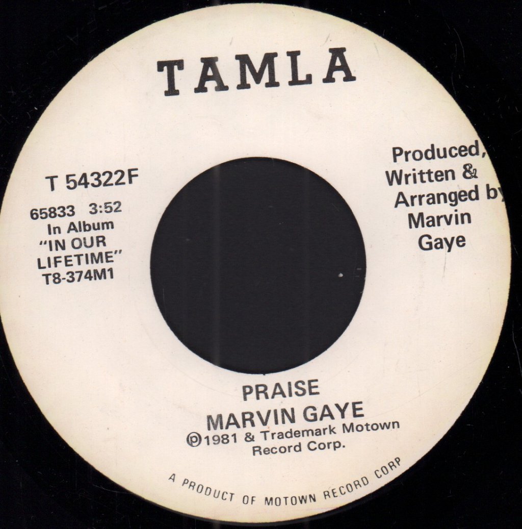 Marvin Gaye - Praise - 7 Inch