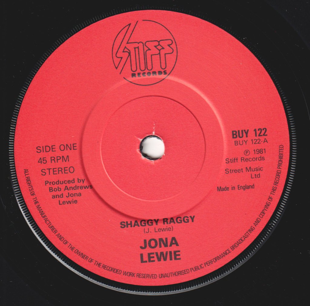 Jona Lewie - Shaggy Raggy - 7 Inch