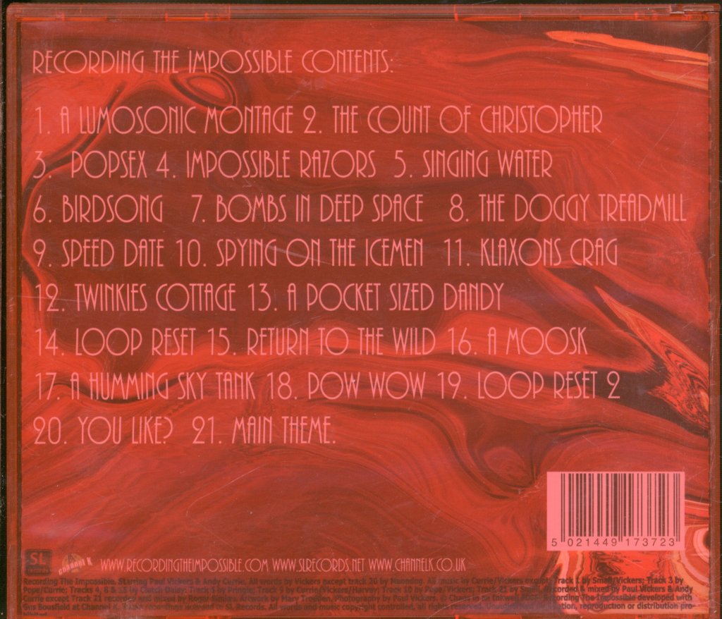 Recording The Impossible - Recording The Impossible - Cd