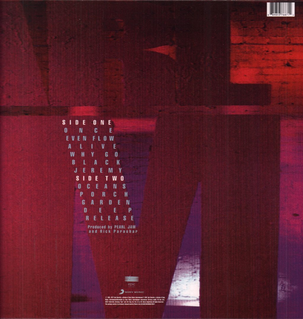 Pearl Jam - Ten - Lp