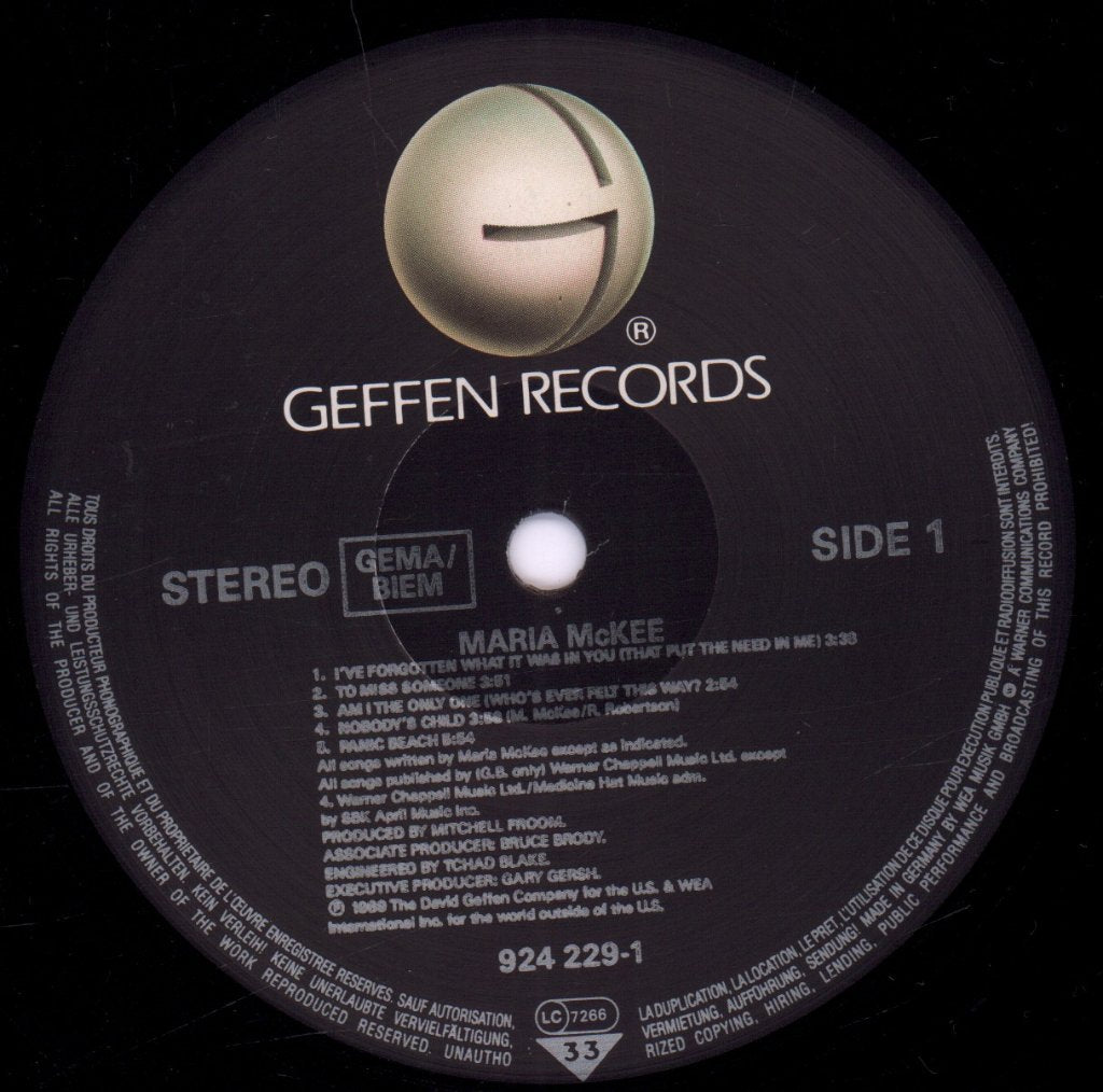 Maria Mckee - Maria Mckee - Lp