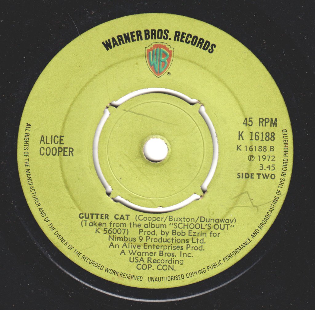 Alice Cooper - School's Out - 7 Inch