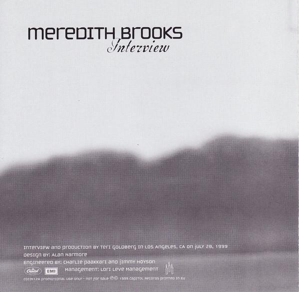 Meredith Brooks - Interview - Cd