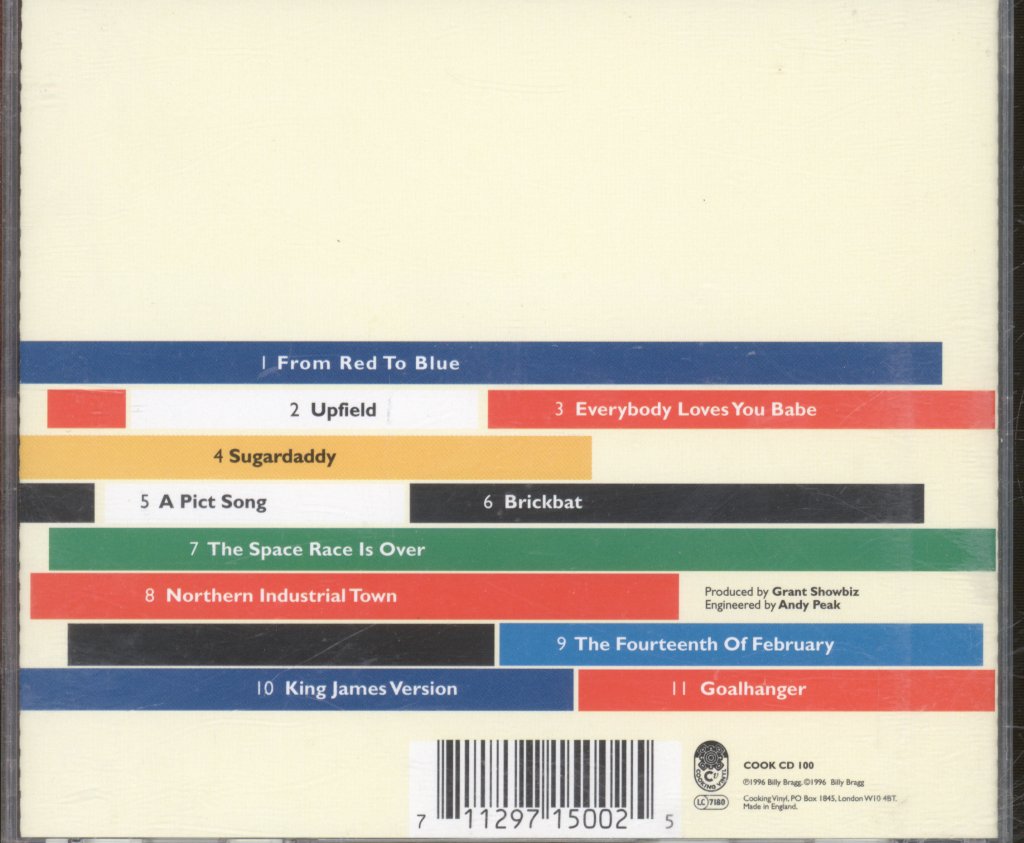 Billy Bragg - William Bloke - Cd