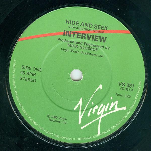 Interview - Hide And Seek - 7 Inch