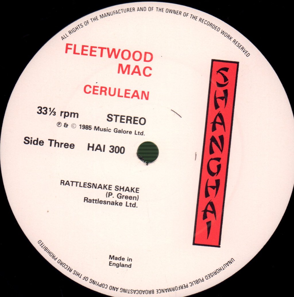 Fleetwood Mac - Cerulean - Double Lp