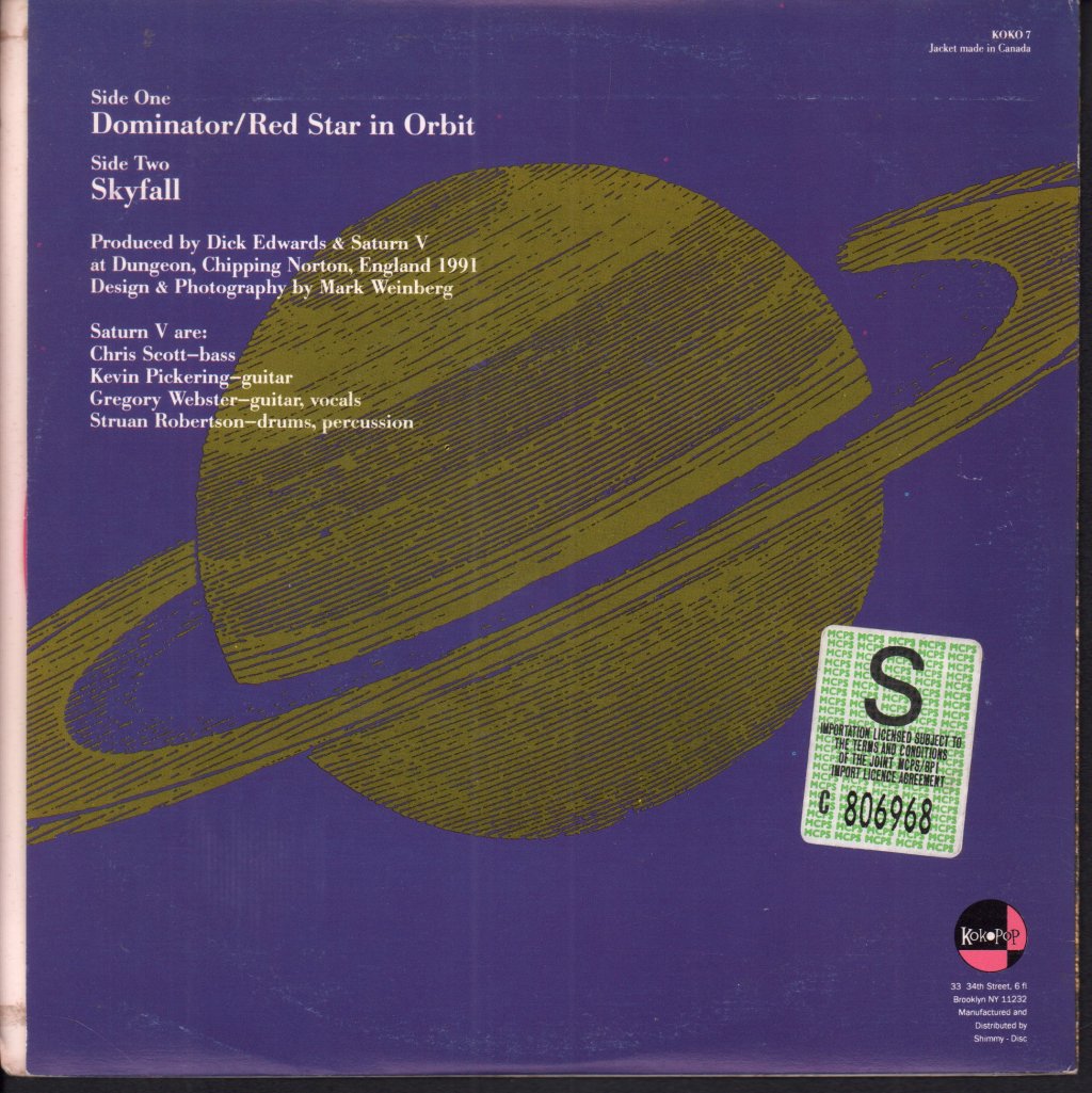 Saturn V - Dominator - 7 Inch