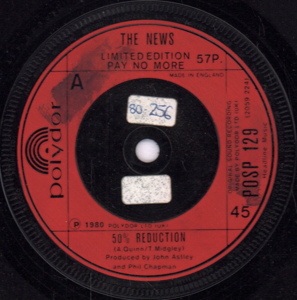 News (80'S Group) - 50 Per Cent Reduction - 7 Inch