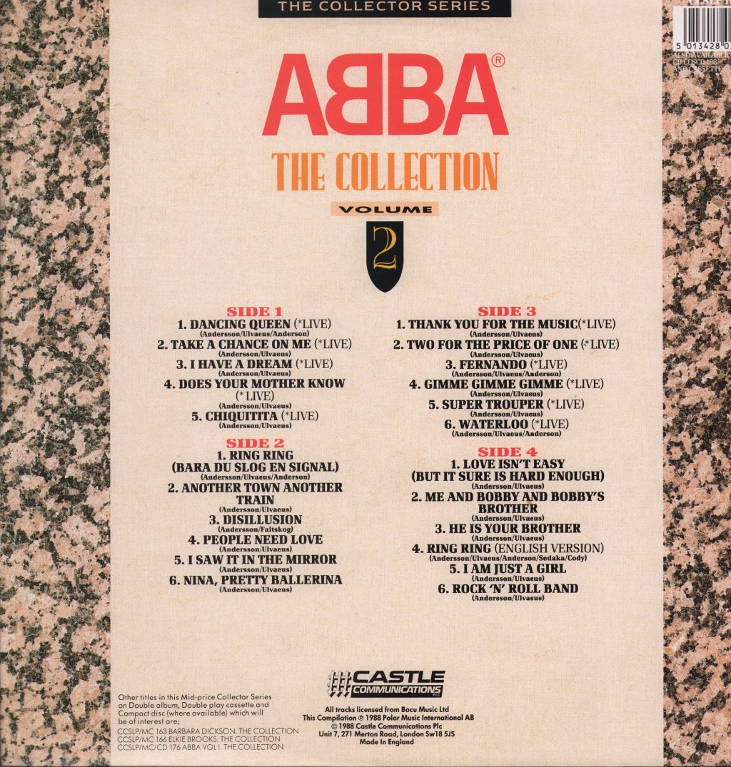 ABBA - Collection Volume 2 - Double Lp