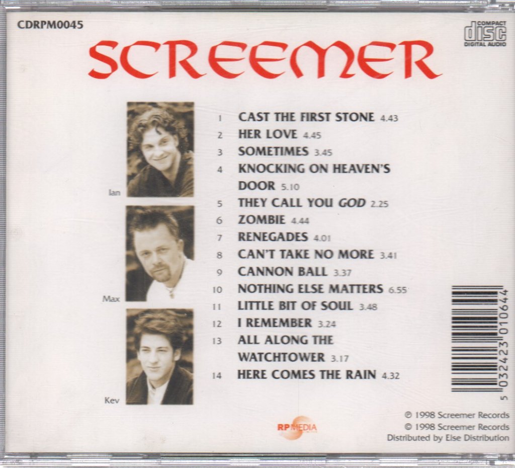 Screemer (rock) - Screemer (rock) - Cd
