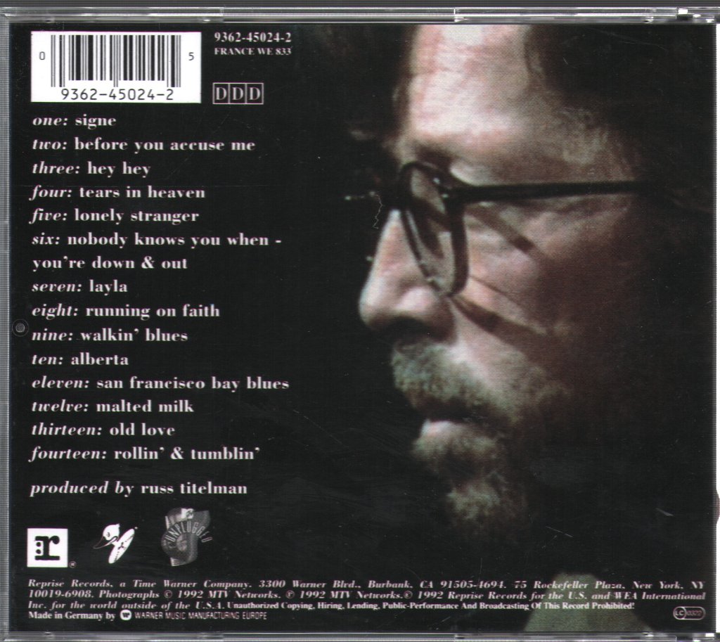 Eric Clapton - Unplugged - Cd