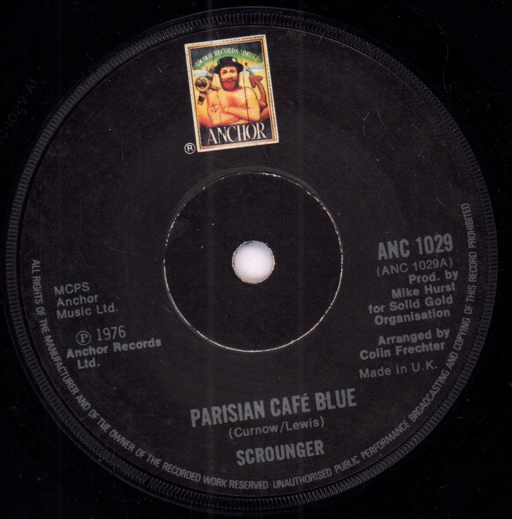 Scrounger - Parisian Cafe Blue - 7 Inch
