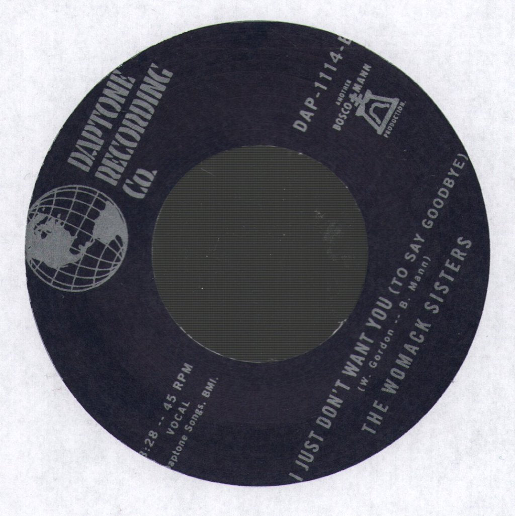 Womack Sisters - If You Want Me - 7 Inch