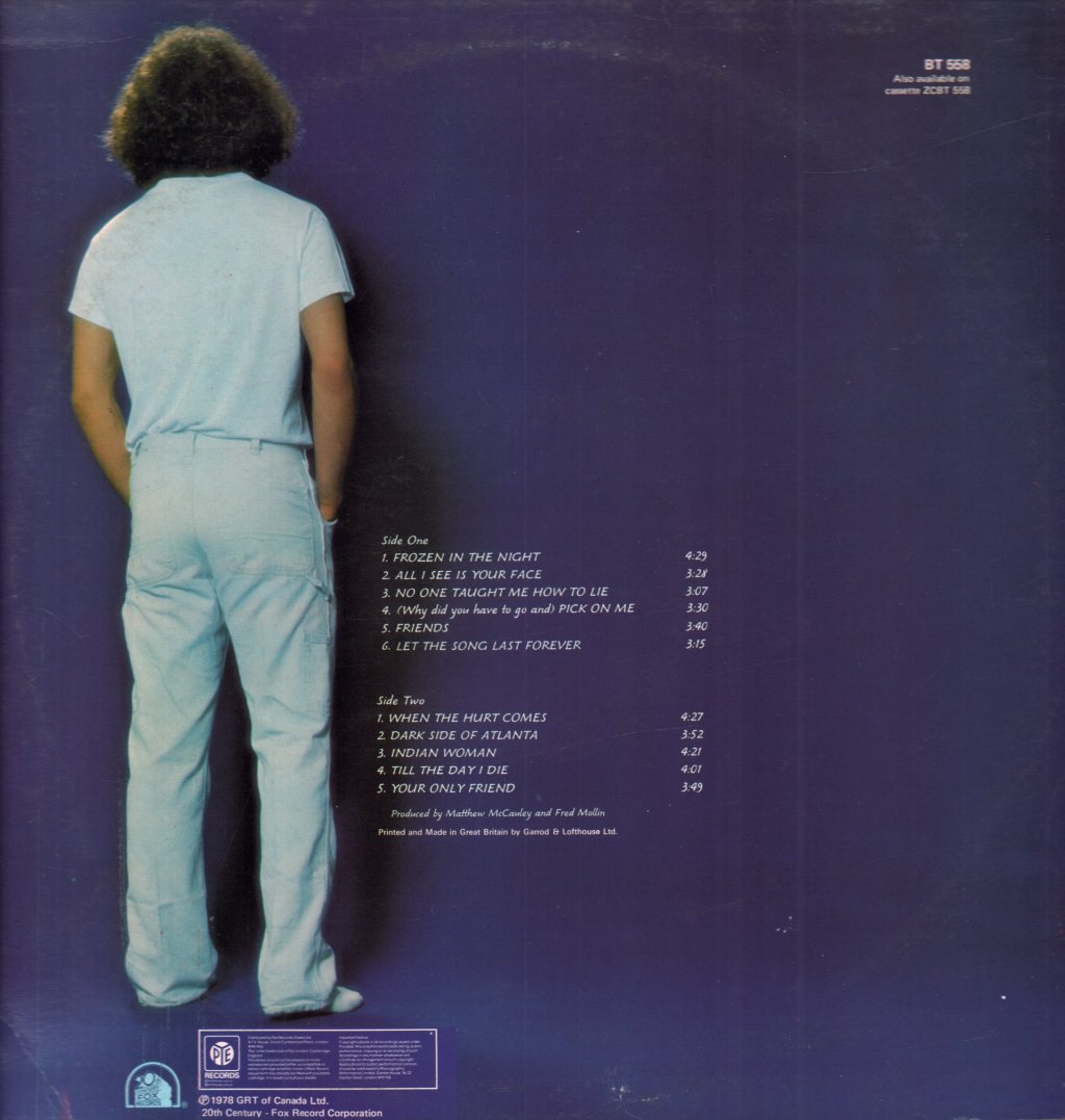 Dan Hill - Frozen In The Night - Lp