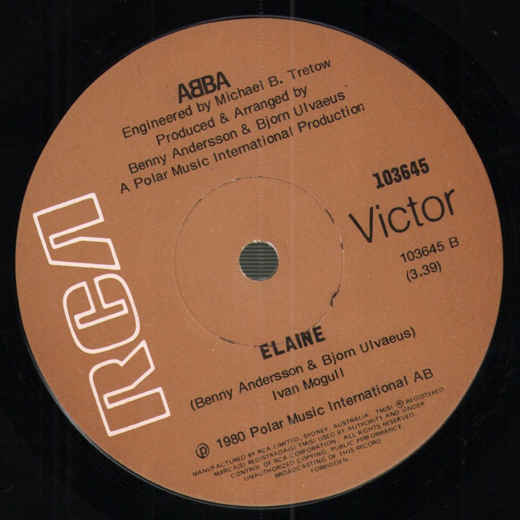 ABBA - Winner Takes It All / Elaine - 7 Inch