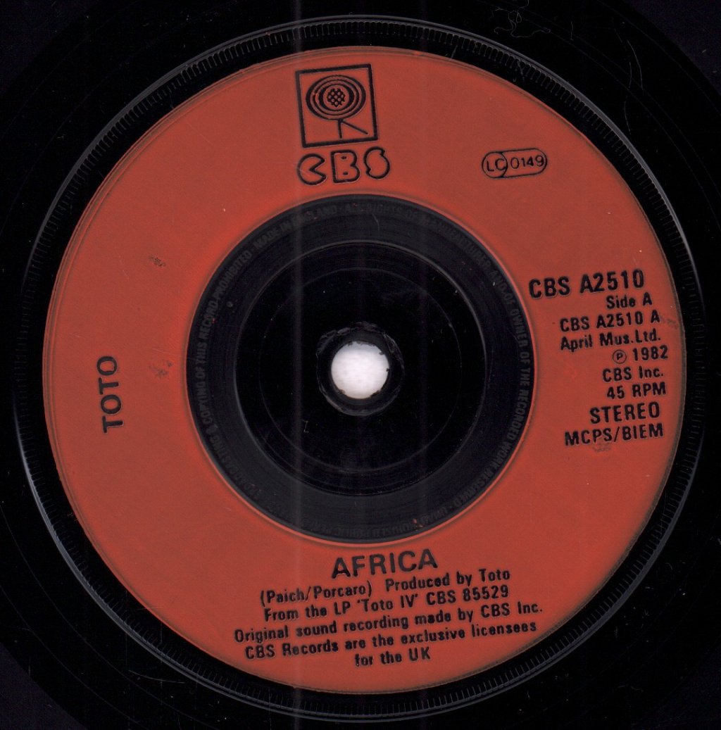 Toto - Africa - 7 Inch