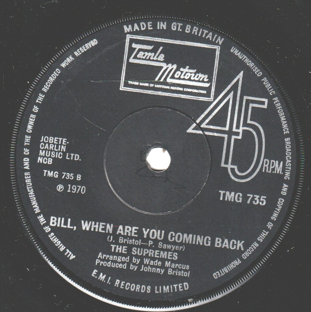 Supremes - Up The Ladder To The Roof - 7 Inch