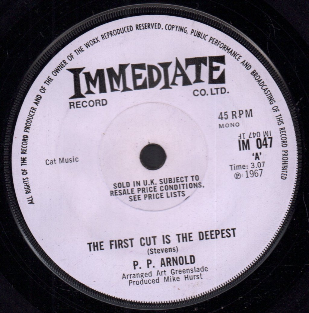P.P. Arnold - First Cut Is The Deepest - 7 Inch