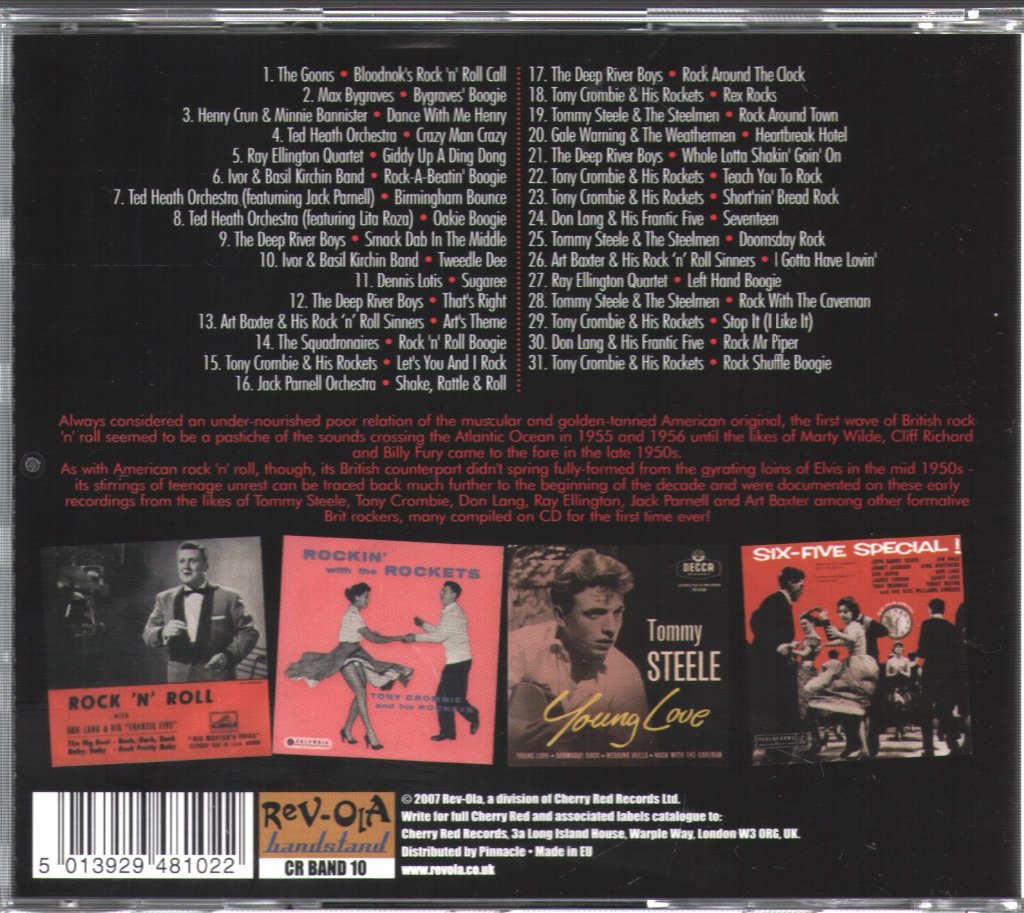 Various Artists - Rock You Sinners ! The Dawn Of British Rock'n'Roll - Cd
