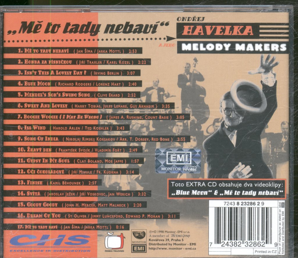 Ondřej Havelka A Jeho Melody Makers - Mě To Tady Nebaví - Cd