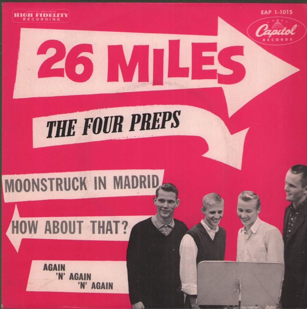 Four Preps - 26 Miles - 7 Inch
