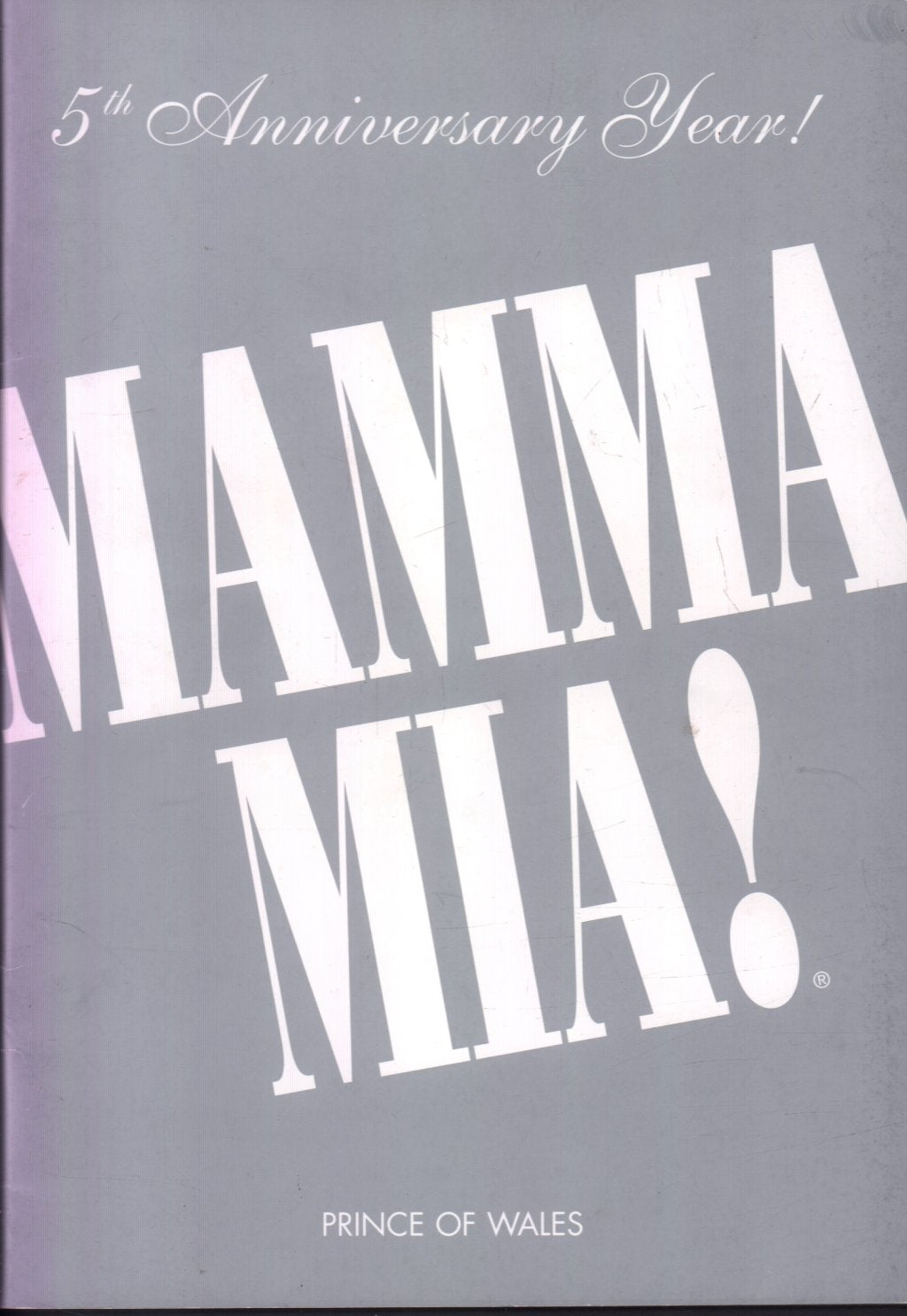 Various - Mamma Mia! 5th Anniversary Programme 2004 Prince of Wales Theatre - Concert Programme