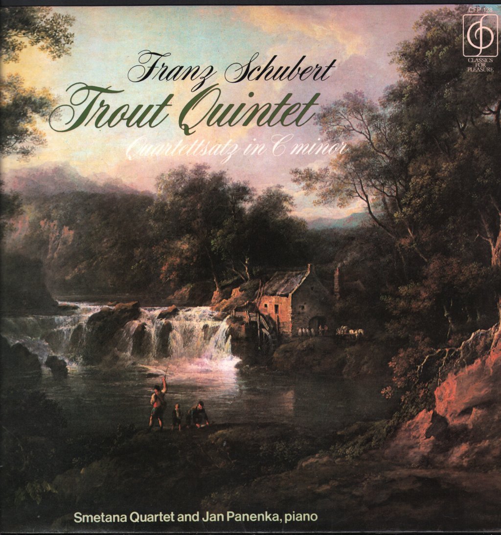 Smetana Quartet / Jan Panenka - Franz Schubert - Piano Quintet In A Major Op.114 "The Trout" - Lp