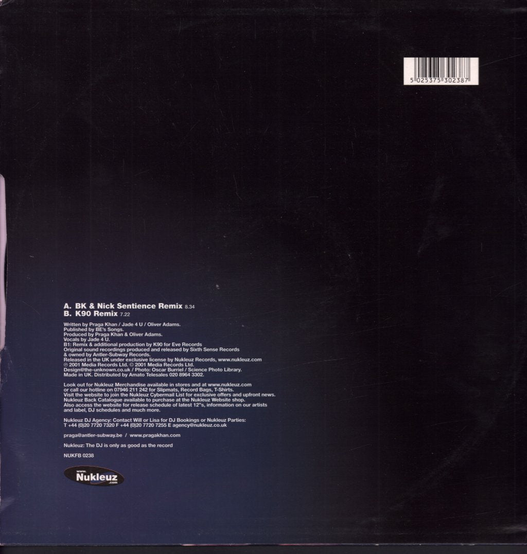 Praga Khan - Injected With A Poison - Part 2 Mixes: BK & Nick Sentience / K90 - 12 Inch