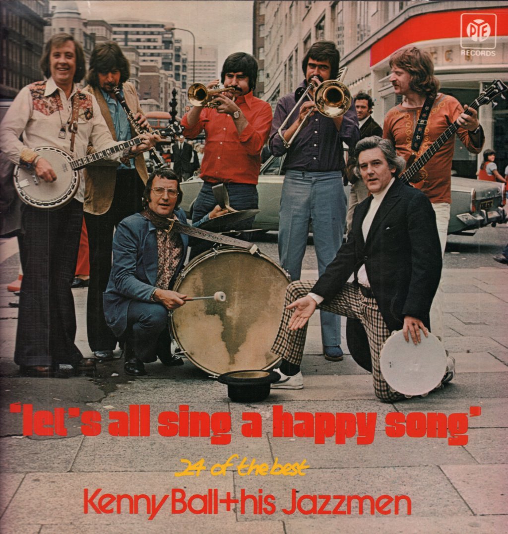 Kenny Ball And His Jazzmen - Let's All Sing A Happy Song - Lp