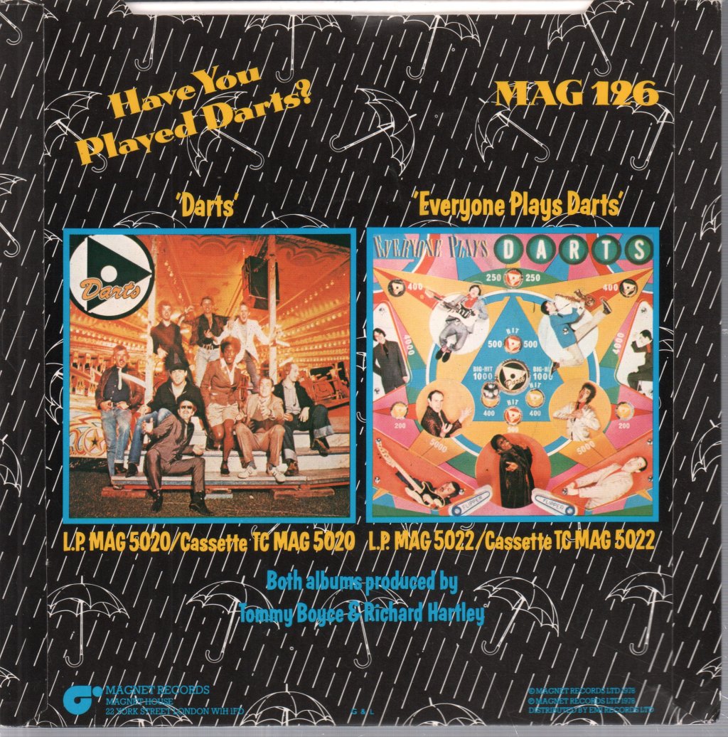 Darts - It's Raining - 7 Inch