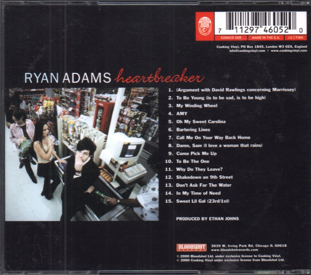 Ryan Adams - Heartbreaker - Cd