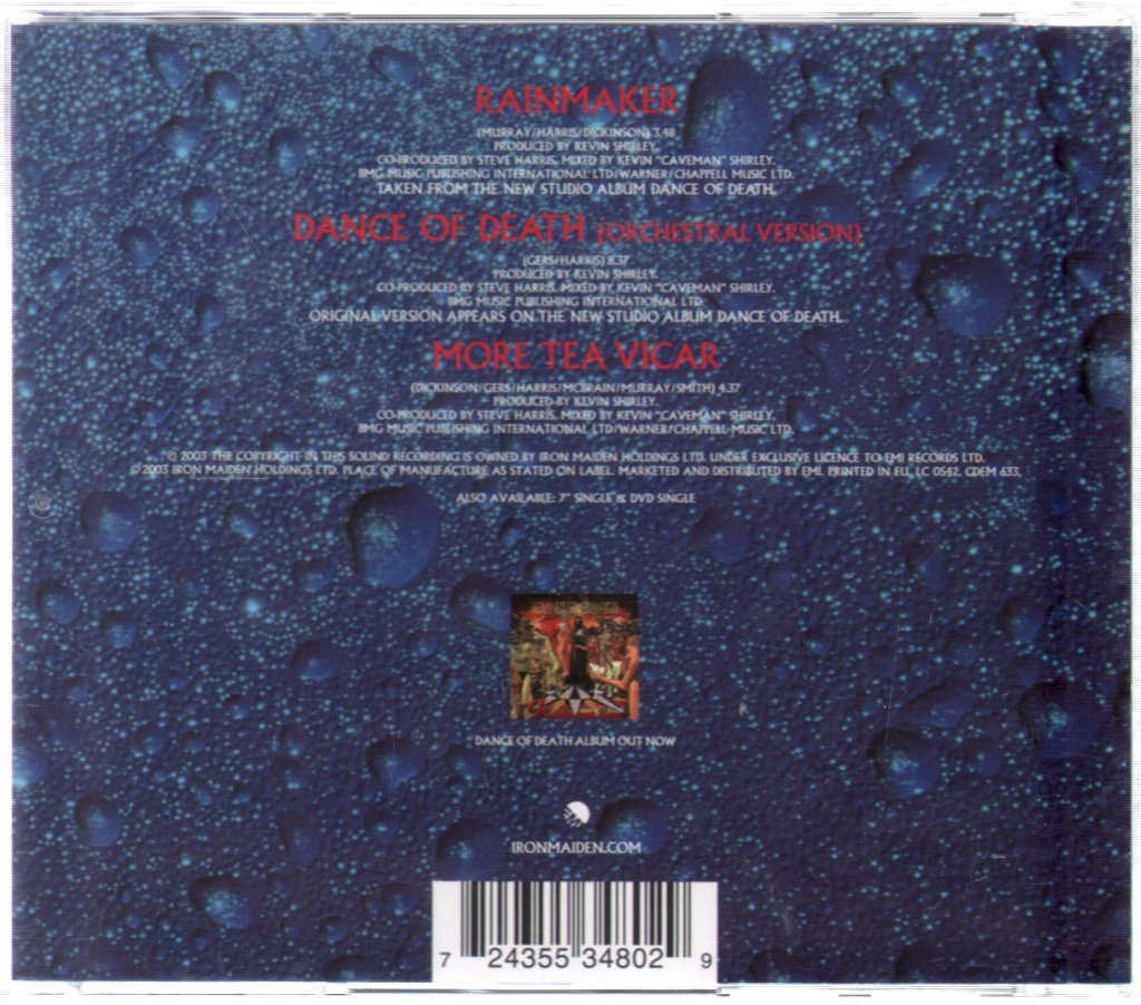 Iron Maiden - Rainmaker - Cd