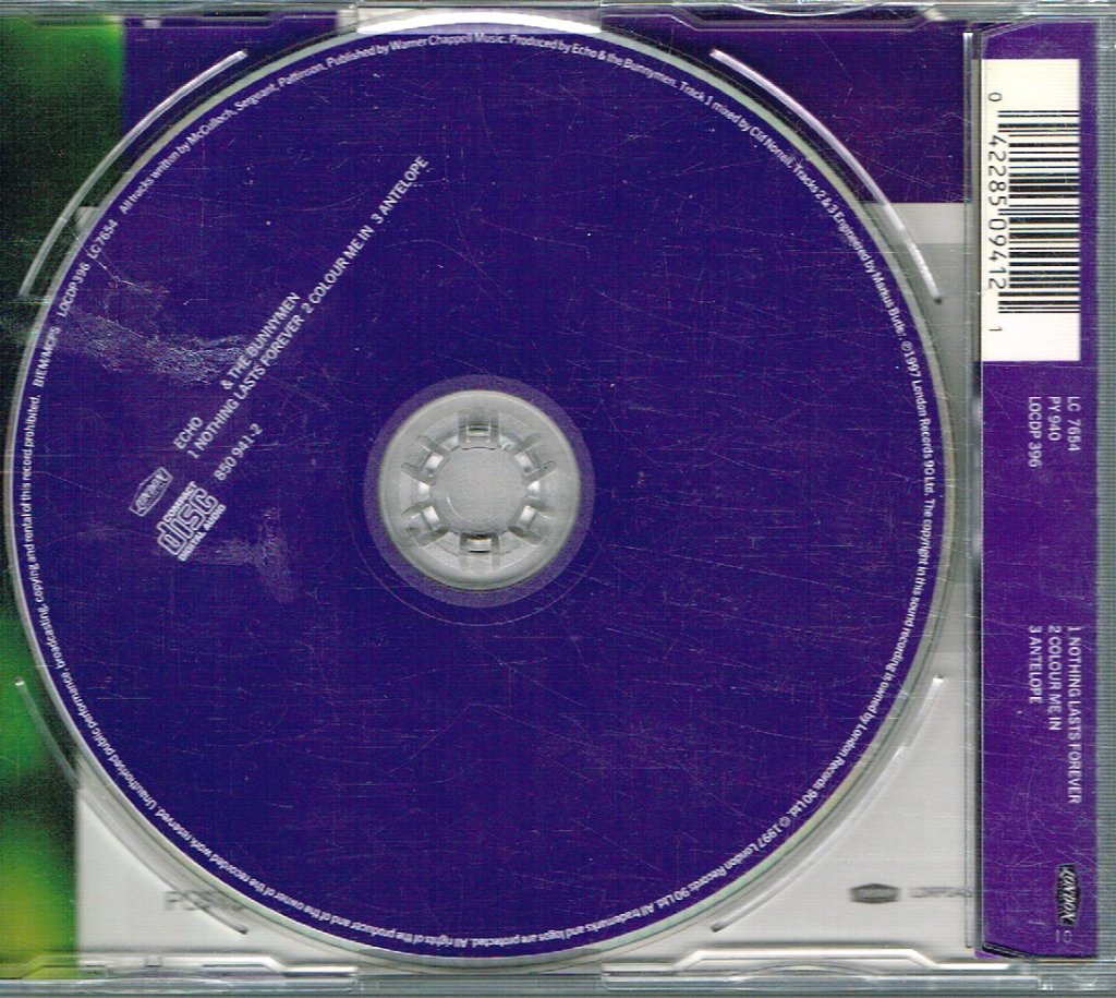 Echo & The Bunnymen - Nothing Lasts Forever - Cd