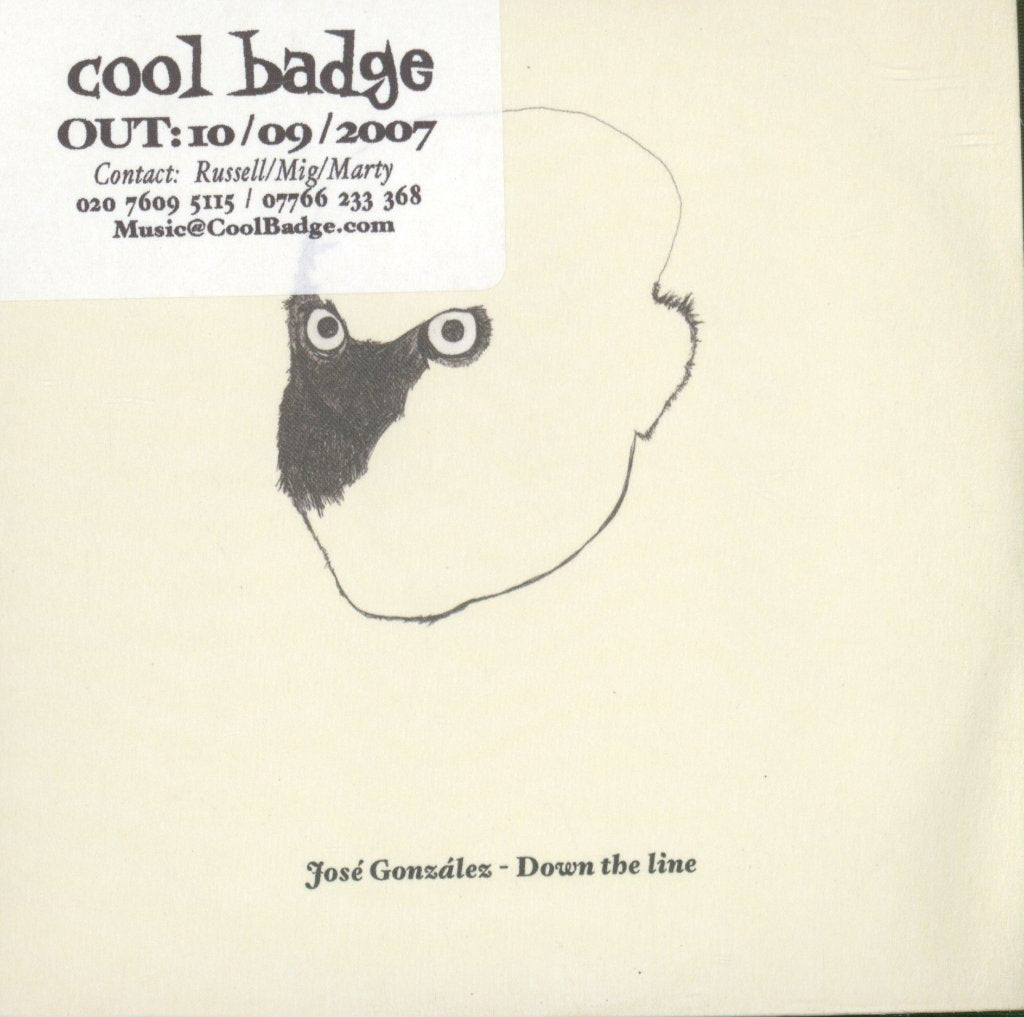 Jose Gonzalez - Down The Line - Cd