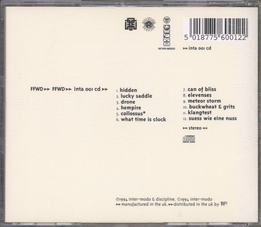 Ffwd - FFWD ▸▸ - Cd