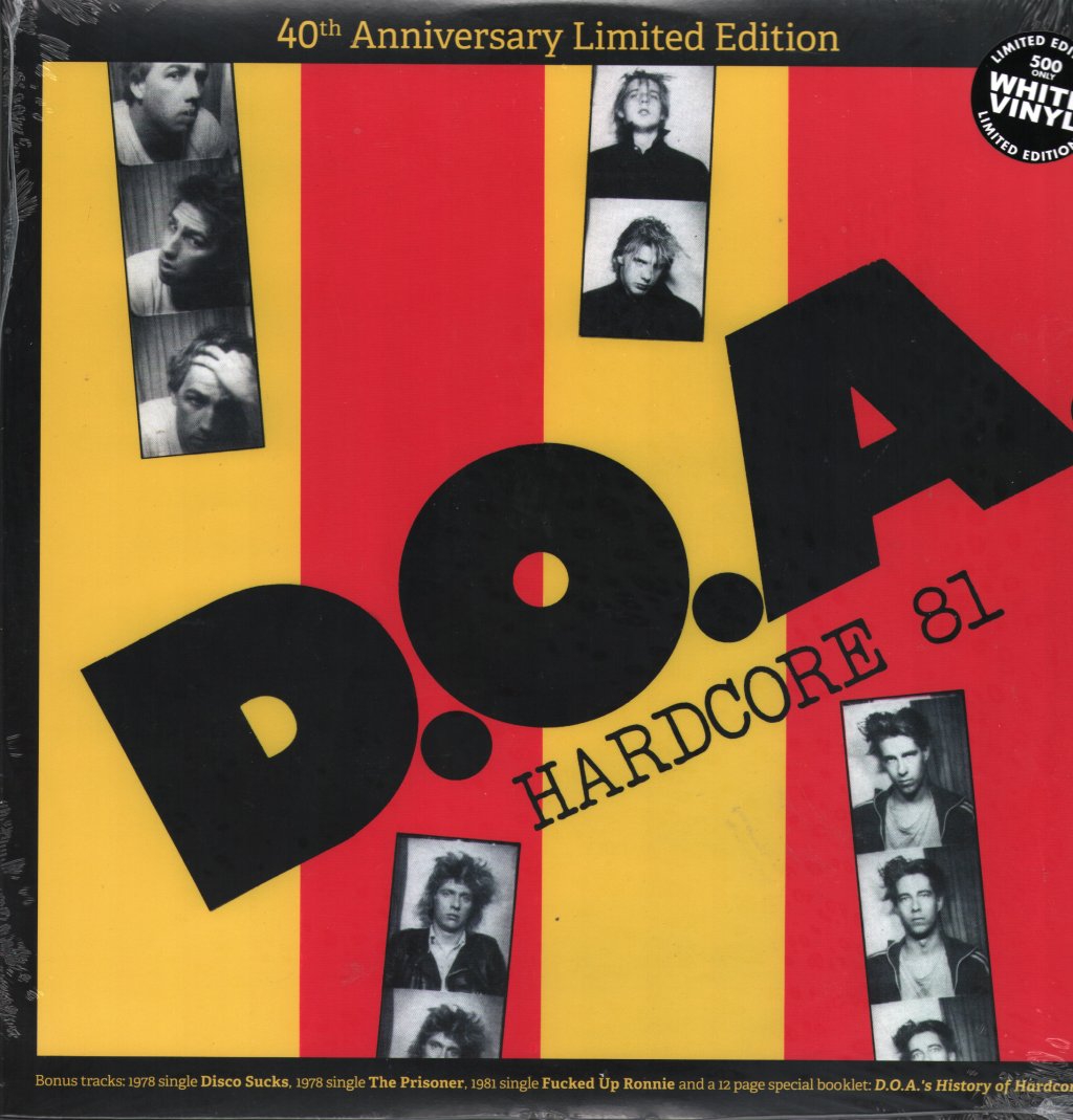 D.O.A. - Hardcore 81: 40th Anniversary Edition - Lp